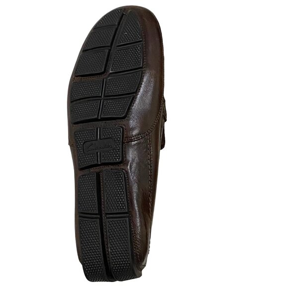 Clarks Ashmont Driving Loafers Mens Size 12 Brown - Picture 6 of 8